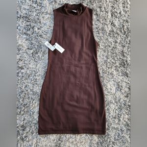 Babaton mock neck dress
